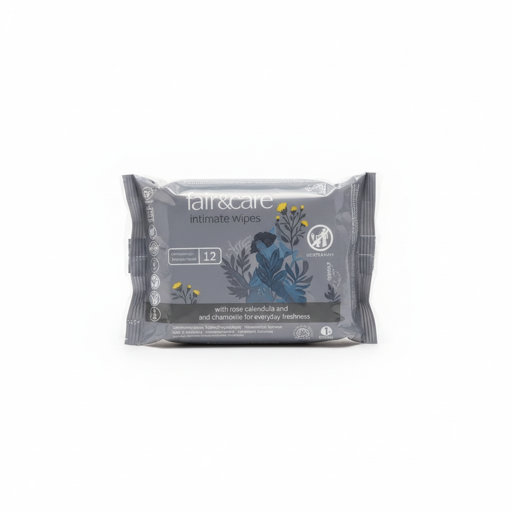 NATRACARE -- Lingettes feminine intimes wipes x12