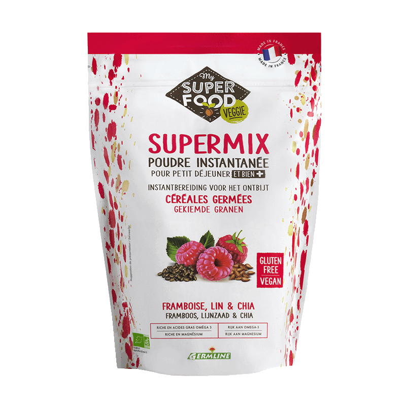 Germline -- Supermix framboise, lin & chia bio - 350 g