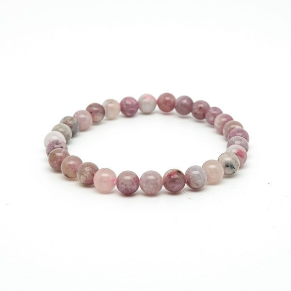 Jolis Baumes -- Bracelet adaptation tourmaline rose