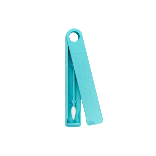 Lastswab -- Stick démaquillant réutilisable avec étui - turquoise