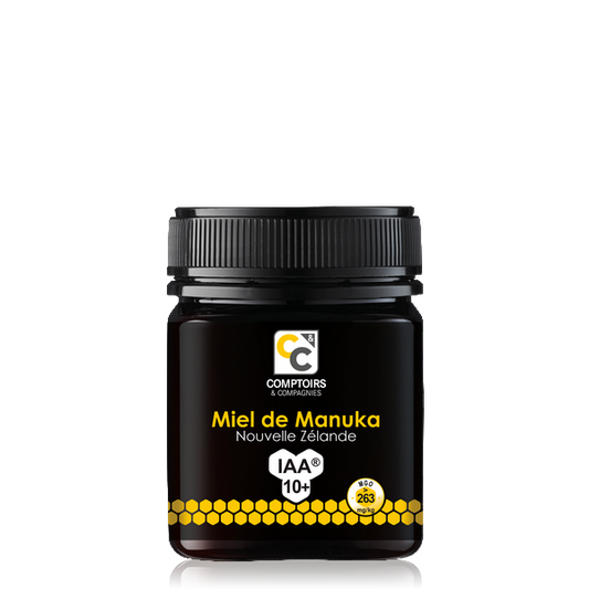 Comptoirs & Compagnies -- Miel de manuka iaa10+ (mgo 263) (origine  Nouvelle zélande) - 250 g