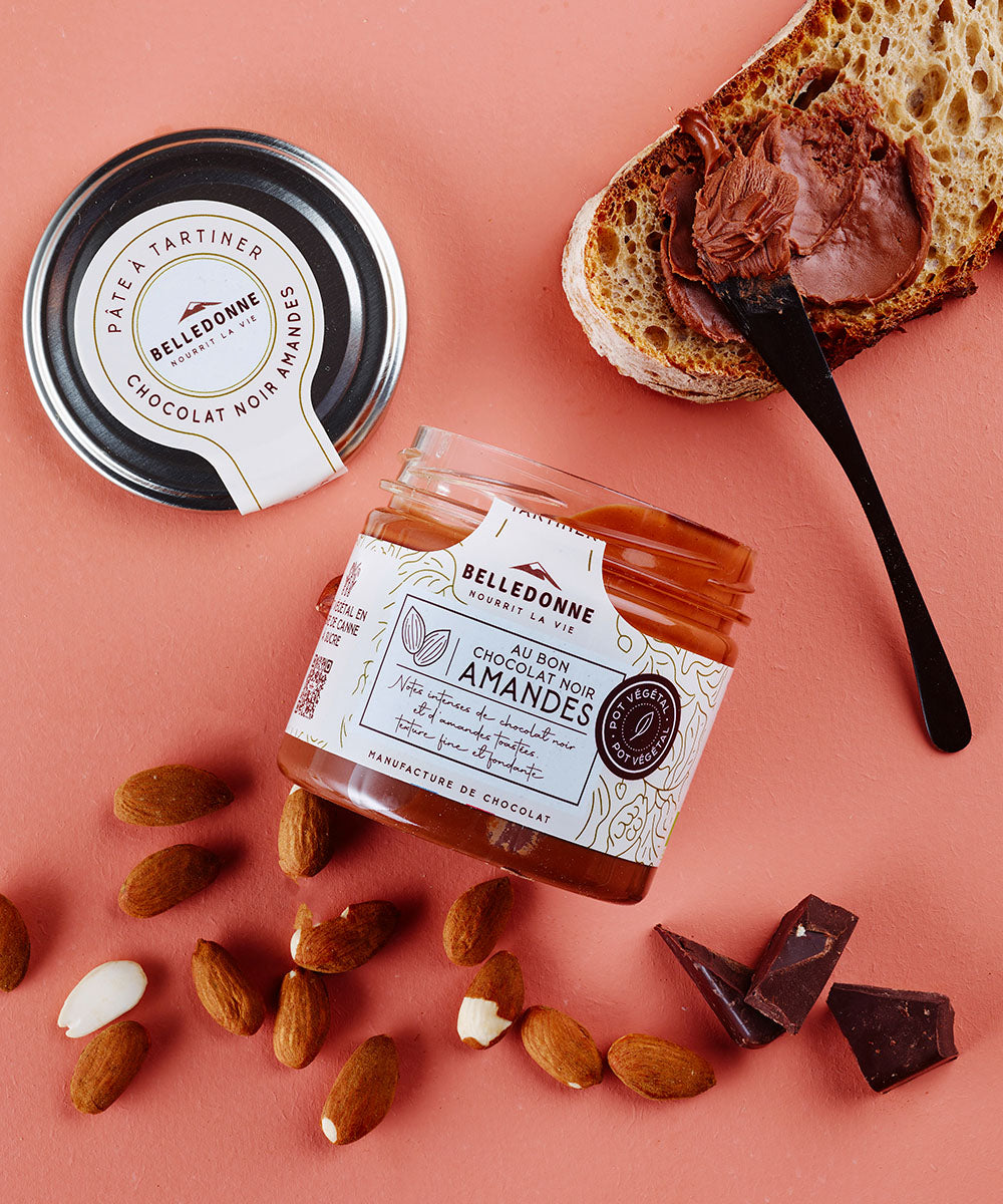 Pâte à tartiner chocolat noir et 29% amandes - 2