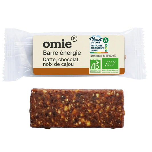 Omie -- Barre énergie fruits secs chocolat bio - 35 g